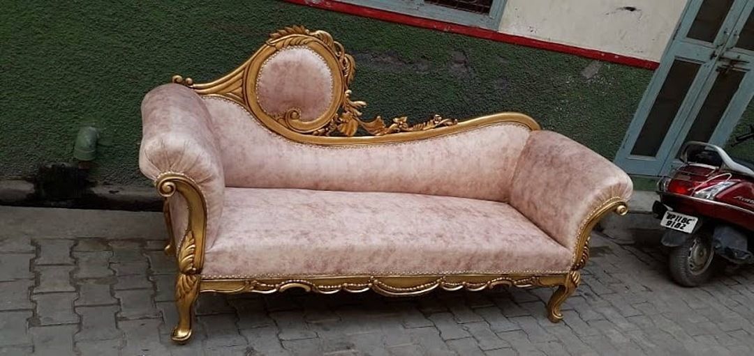Wooden Carved GOLDEN SOFA uploaded by business on 12/8/2020