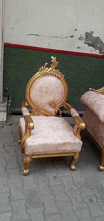 Golden Carved Chair uploaded by business on 12/8/2020