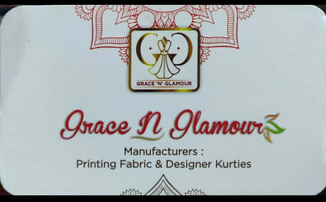 Visiting card store images of Grace N Glamour