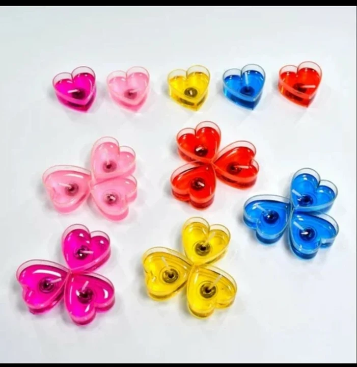 HEART SHAPE WAX SCENTED CANDLES. (PACK OF 20 PCS) uploaded by H&K INTERNATIONAL on 9/4/2022