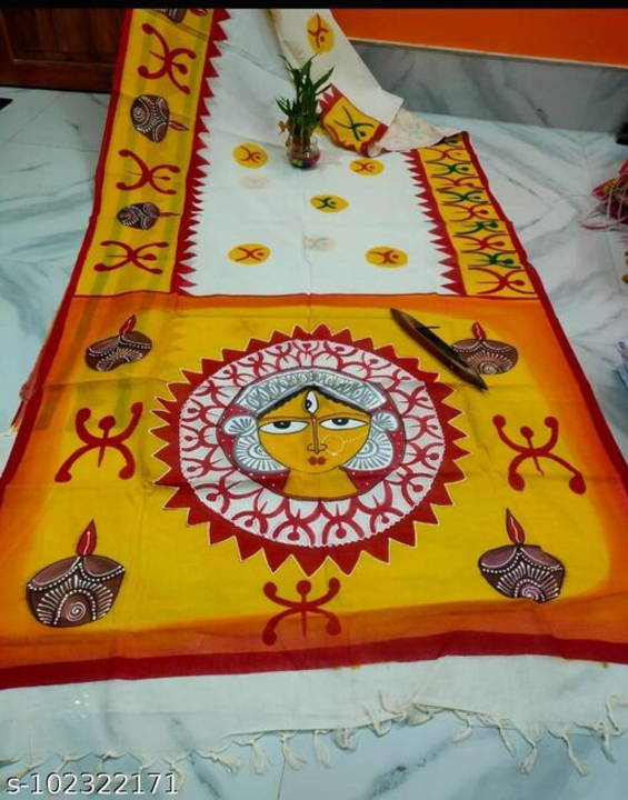 Durga Puja special saree uploaded by business on 9/5/2022