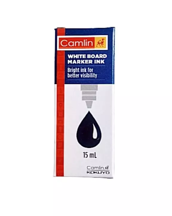 Camlin White Board Marker Ink, 15 Ml, Black, Pack Of 50 uploaded by Royal Mobile And Stationary  on 9/5/2022