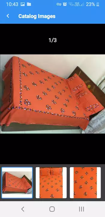 Post image I want 6 pieces of Kolkata embroidery bedsheet  at a total order value of 1000. Please send me price if you have this available.