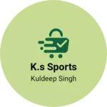 Business logo of K.S sports