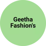 Business logo of Geetha Fashion's