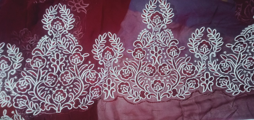 Dupatta digine by embroidery  uploaded by business on 9/5/2022
