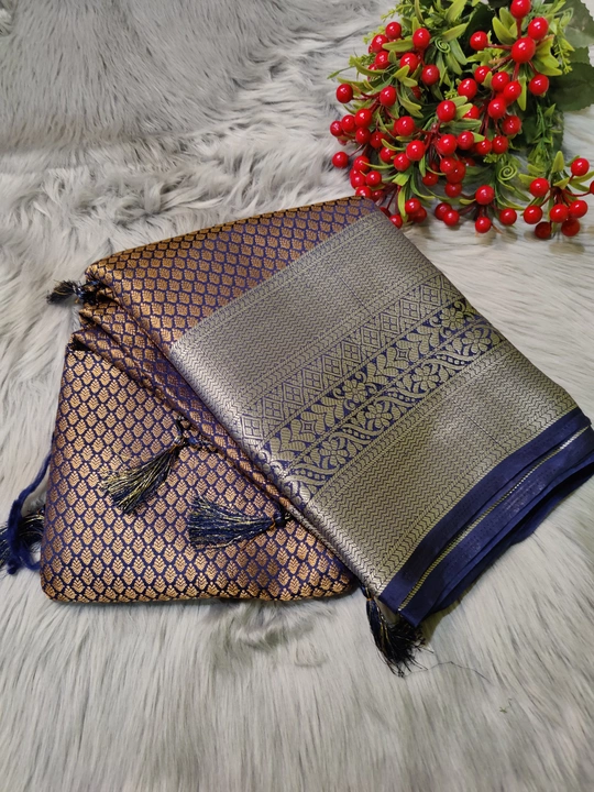 Banarsi brocade silk saree  uploaded by business on 9/5/2022