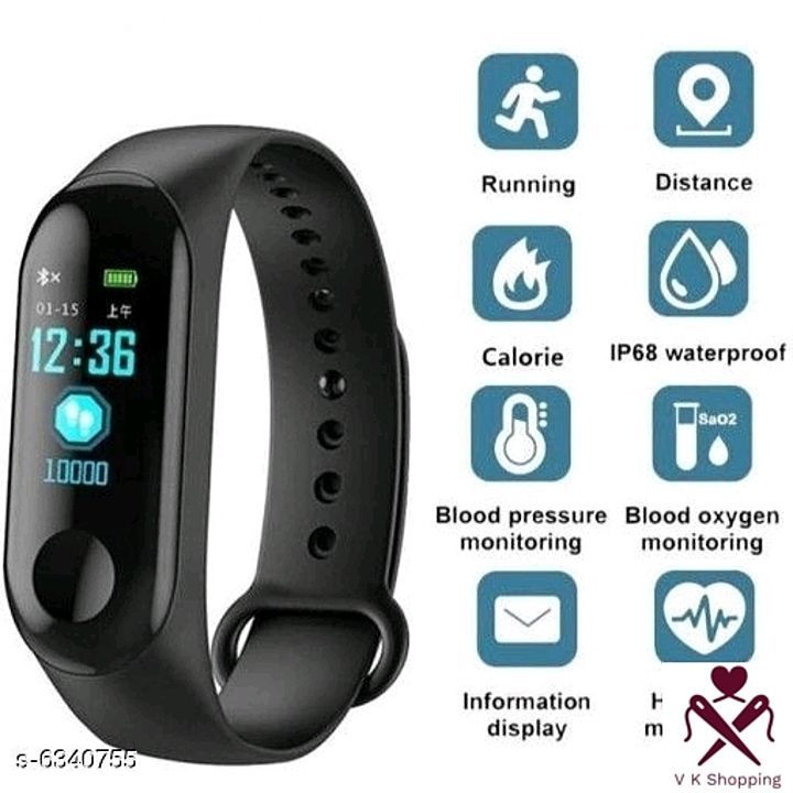 Smart Watches*
product Name: M3 Brand uploaded by VK shopping on 6/25/2020