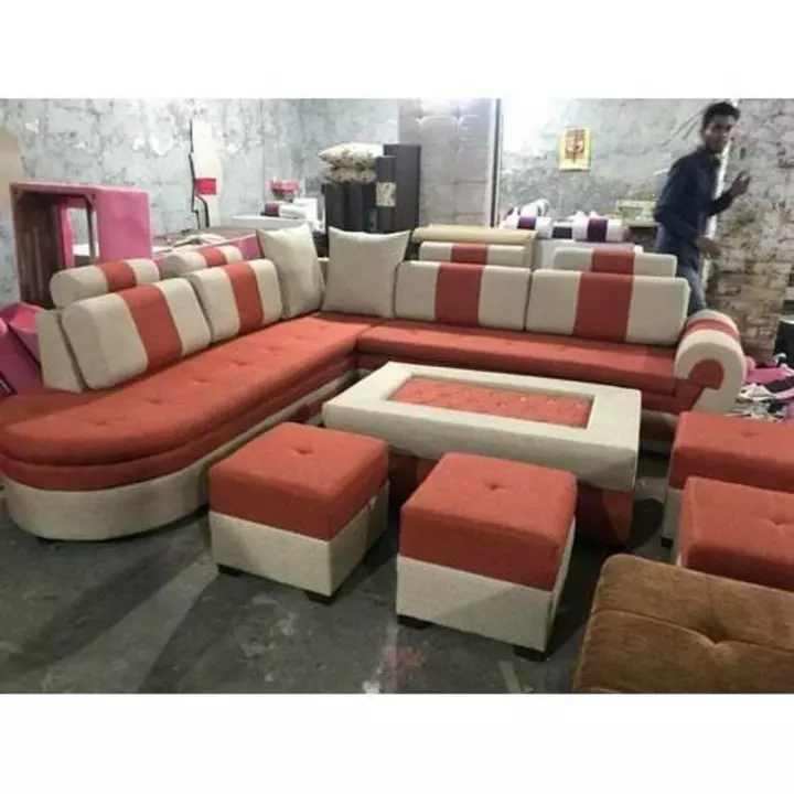 L - Shape Sofa Set uploaded by Sharma furniture on 9/5/2022