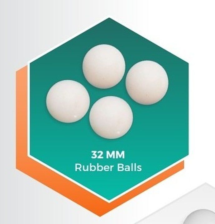 32mm 100 %food grade and high (85%) resilience (bounce) rubber balls  uploaded by Saigoma pvt.ltd  on 6/25/2020