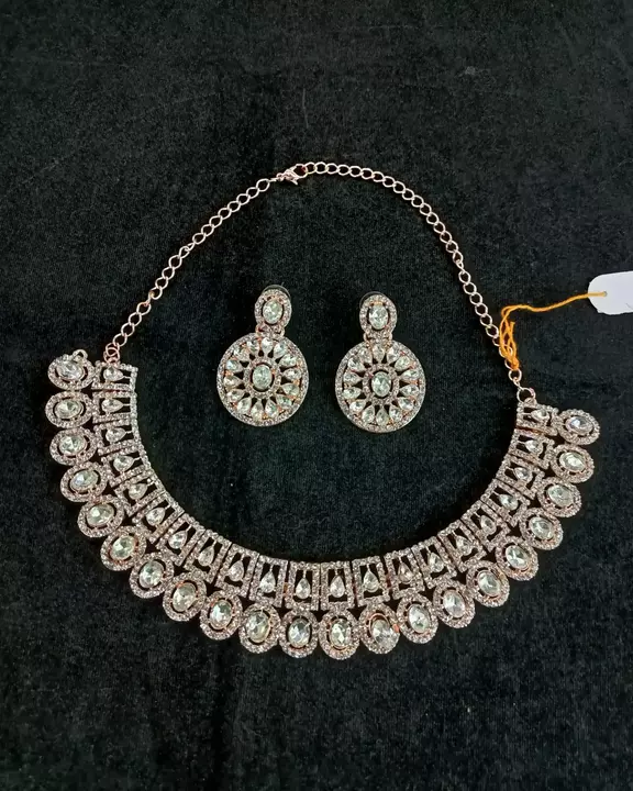 Post image Diamond necklace best rate contact 7043276103