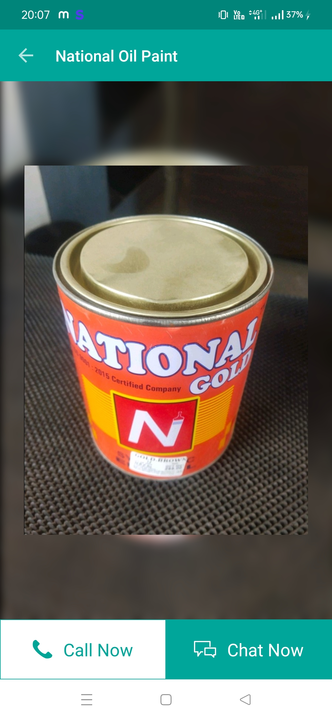National  Gold  enamel paint  uploaded by Shahi enterprises on 6/4/2024