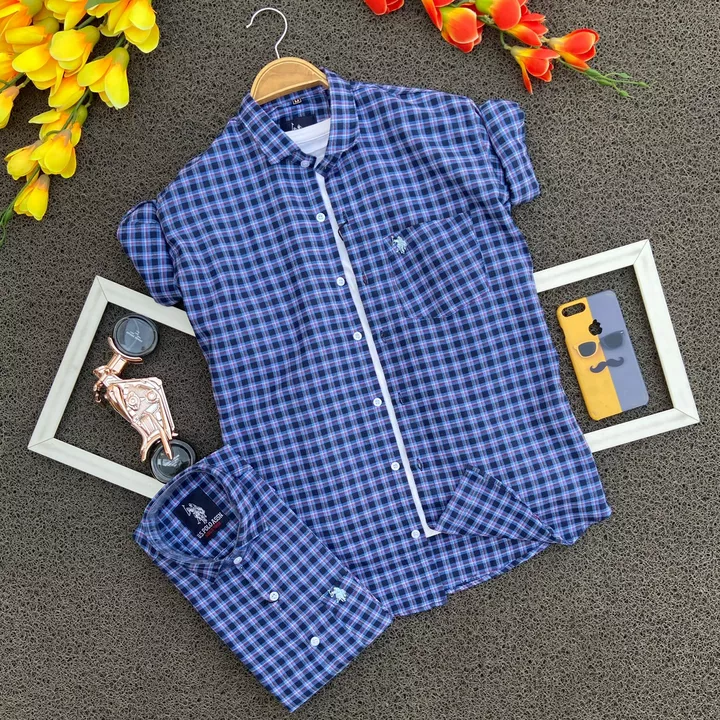 ALLEN SOLLY Check Shirts  uploaded by MM Collection on 9/6/2022