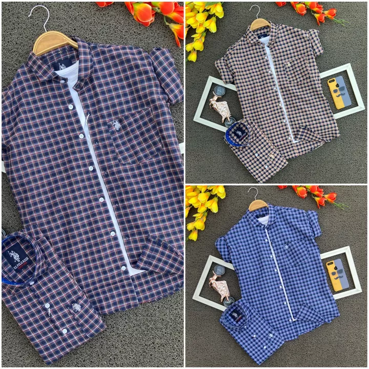 ALLEN SOLLY Check Shirts  uploaded by MM Collection on 9/6/2022