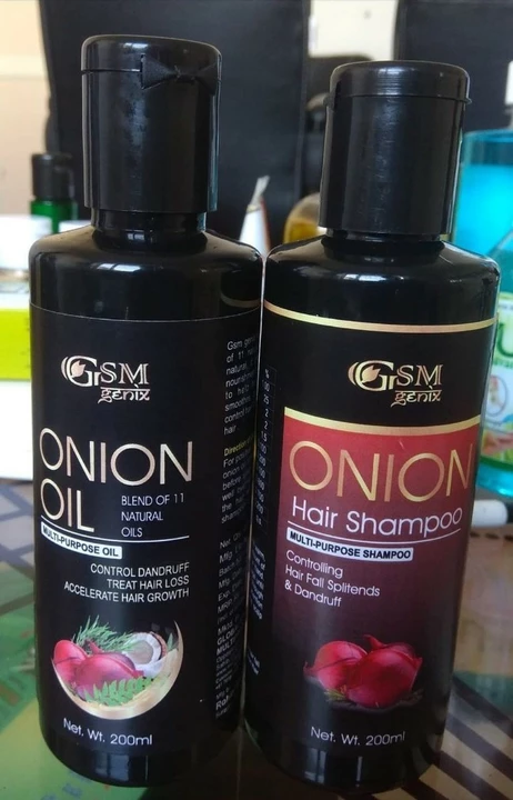 Onion oil and onion shampoo  uploaded by business on 9/6/2022