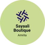 Business logo of Sayaali Boutique