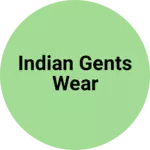 Business logo of Indian gents wear