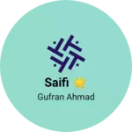Business logo of Saifi 🌟