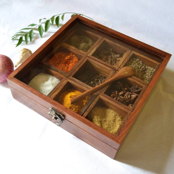 Masala box  uploaded by Wood handicrafts on 9/6/2022