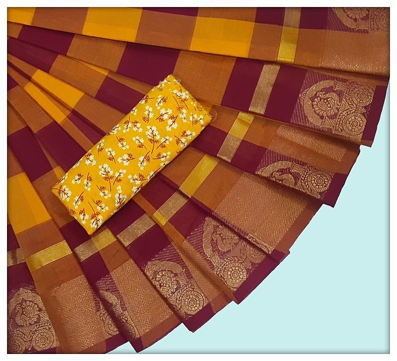 Pure cotton sarees uploaded by business on 6/25/2020