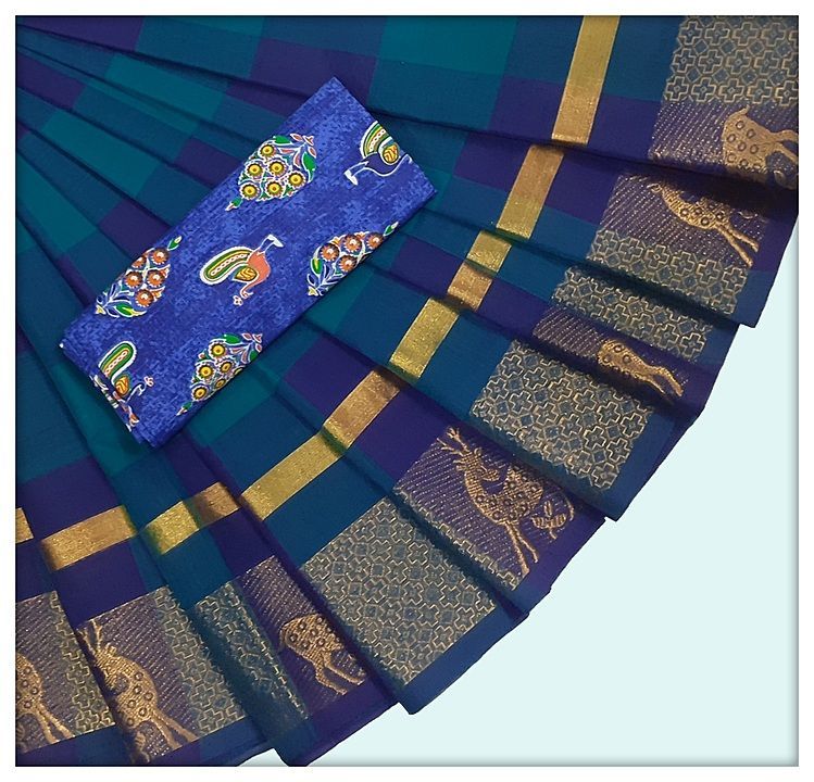 Pure cotton sarees uploaded by Lakshmi Cotton Sarees on 6/25/2020