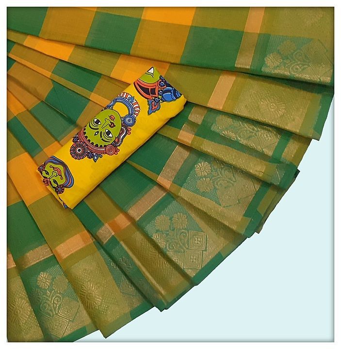 Pure cotton sarees uploaded by Lakshmi Cotton Sarees on 6/25/2020