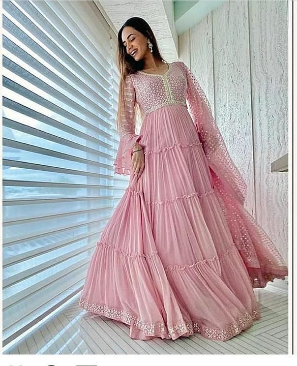 

💕💃* PRESENTING NEW  DESIGNER RAFFLE GOWNS *💃💕
 uploaded by Pihu Fashion Store on 12/10/2020