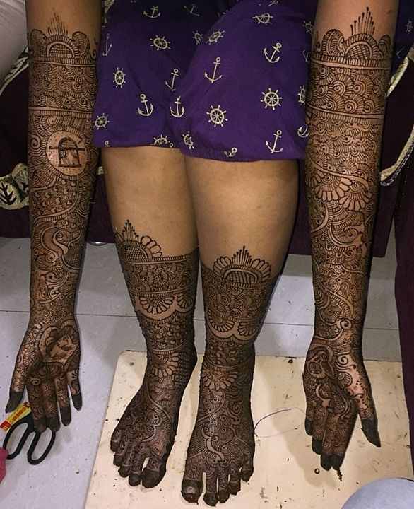 Bridal mehandi uploaded by business on 12/10/2020