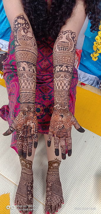 Bridal mehandi  uploaded by business on 12/10/2020