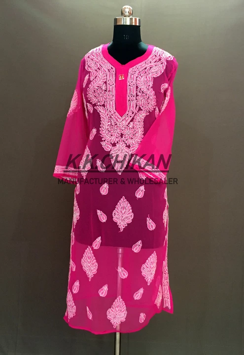 Lucknowi chikan kurti  uploaded by business on 9/6/2022