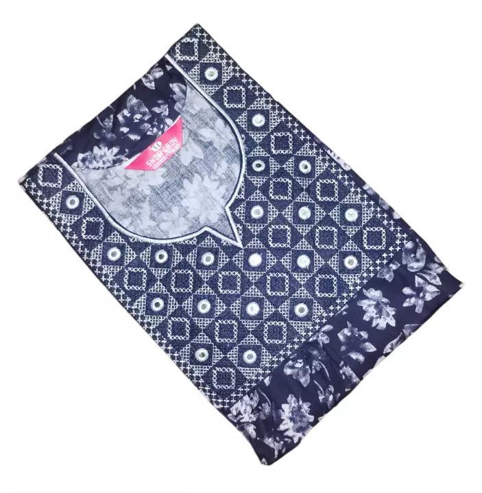 Cotton platting box emb uploaded by Shree krishna garments on 9/6/2022