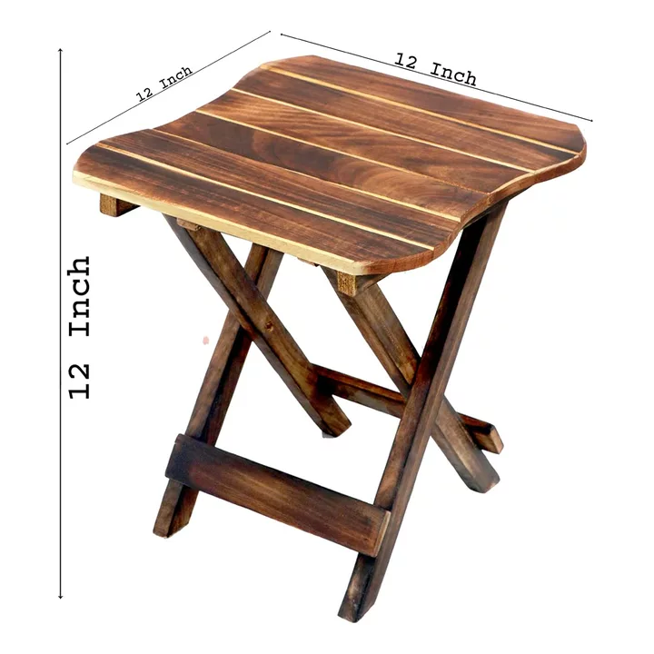 WoodRon Brand – Handcrafted Small Wooden Stool |Tea Coffee Planters for Living Room Pre-Assembled uploaded by Saffron India Enterprises on 9/7/2022