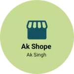 Business logo of AK shope
