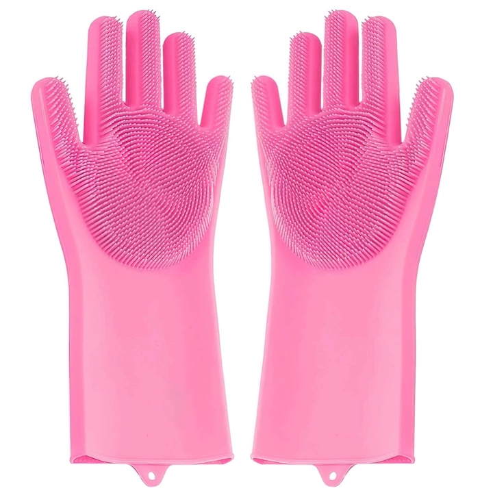 Silicon cleaning gloves uploaded by business on 9/7/2022