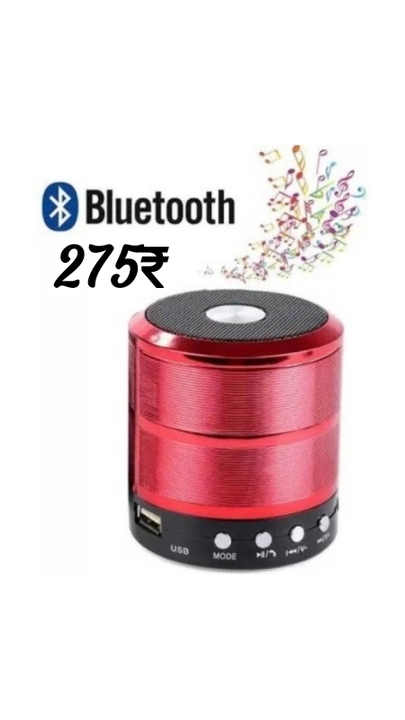 WS-887 Mini Bluetooth Speaker uploaded by Indian fashion dresses on 9/7/2022