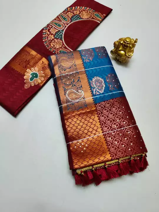 Wedding silk sarees uploaded by business on 9/7/2022
