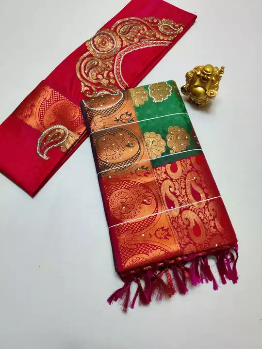 Wedding silk sarees uploaded by business on 9/7/2022