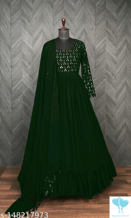 Georgette gown  uploaded by business on 9/7/2022