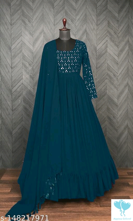 Georgette gown  uploaded by Happiness Delivered on 9/7/2022