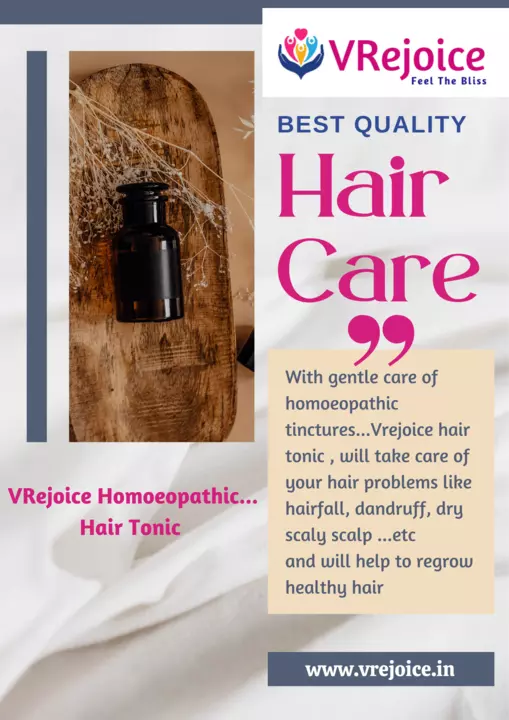 VRejoice Homoeopathic Hair Tonic uploaded by business on 9/7/2022