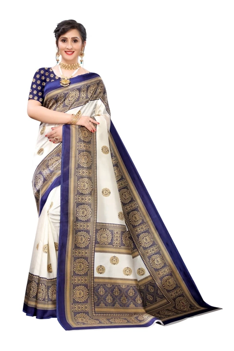 Printed saree uploaded by Krishna sarees on 9/7/2022