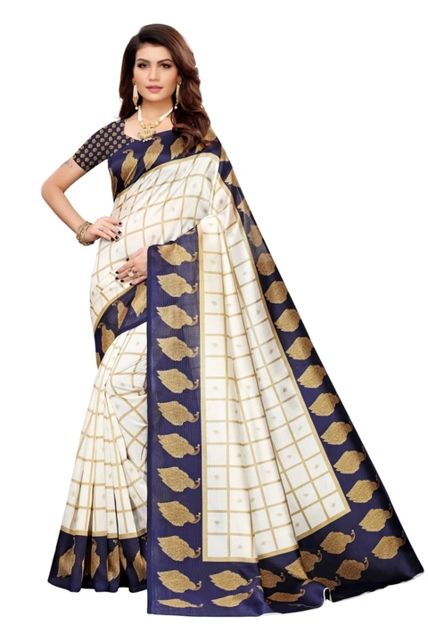 Printed saree uploaded by business on 9/7/2022