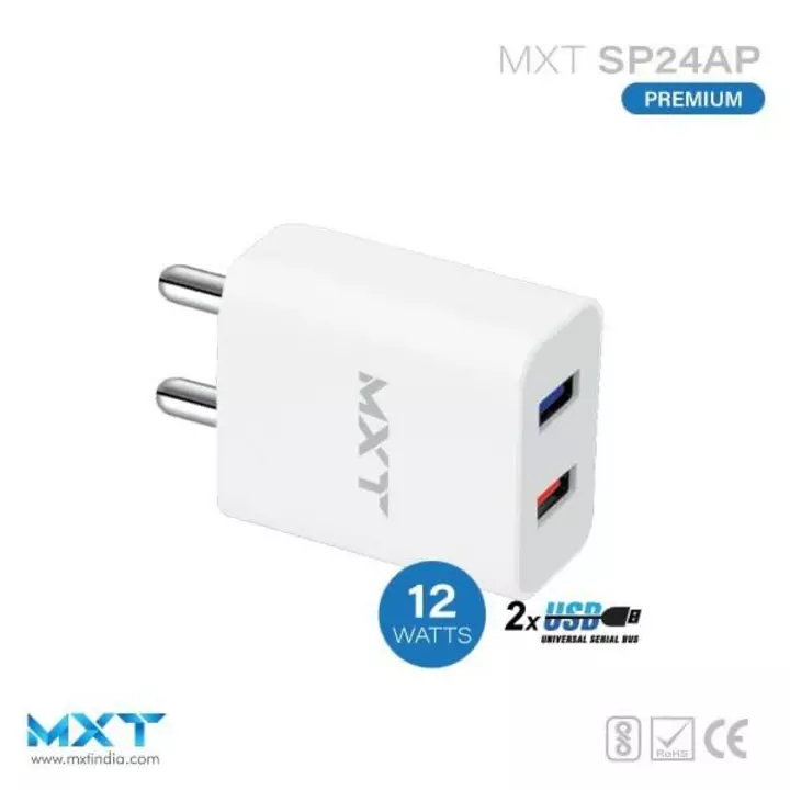 2.4A premium charger with 1 m cable uploaded by business on 9/7/2022