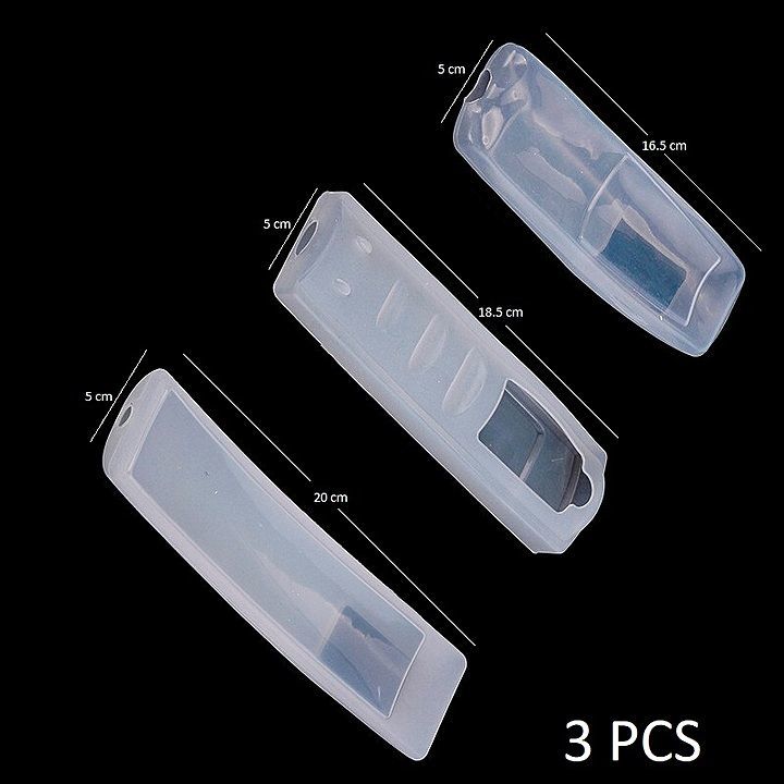 3 Pcs Transparent Silicone Remote Cover

 uploaded by Wholestock on 12/10/2020