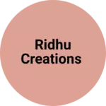 Business logo of Ridhu Creations