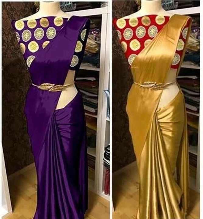 *Adrika Pretty Sarees*
Saree Fabric: Satin Silk
Blouse: Separate Blouse Piece
Blouse  uploaded by business on 9/7/2022