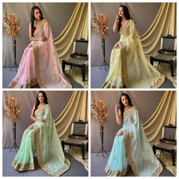 Post image Beautiful sarees at reasonable cost.ping me to order