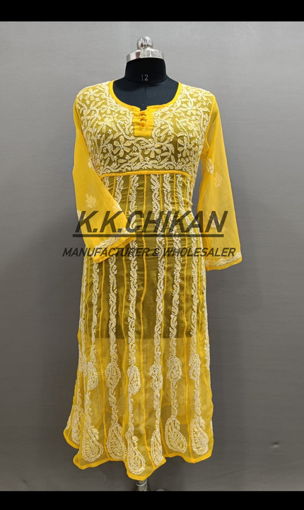 Chikan anarkali  uploaded by business on 9/7/2022