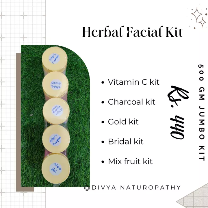 Herbal facial kit uploaded by DIVYA NATUROPATHY on 9/7/2022