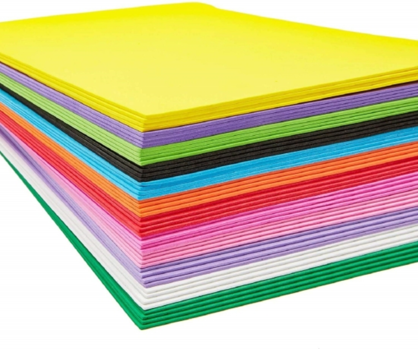 A4 size sheets pack of 100 (10 colors)  uploaded by KMB FASHION SQUARE on 9/7/2022